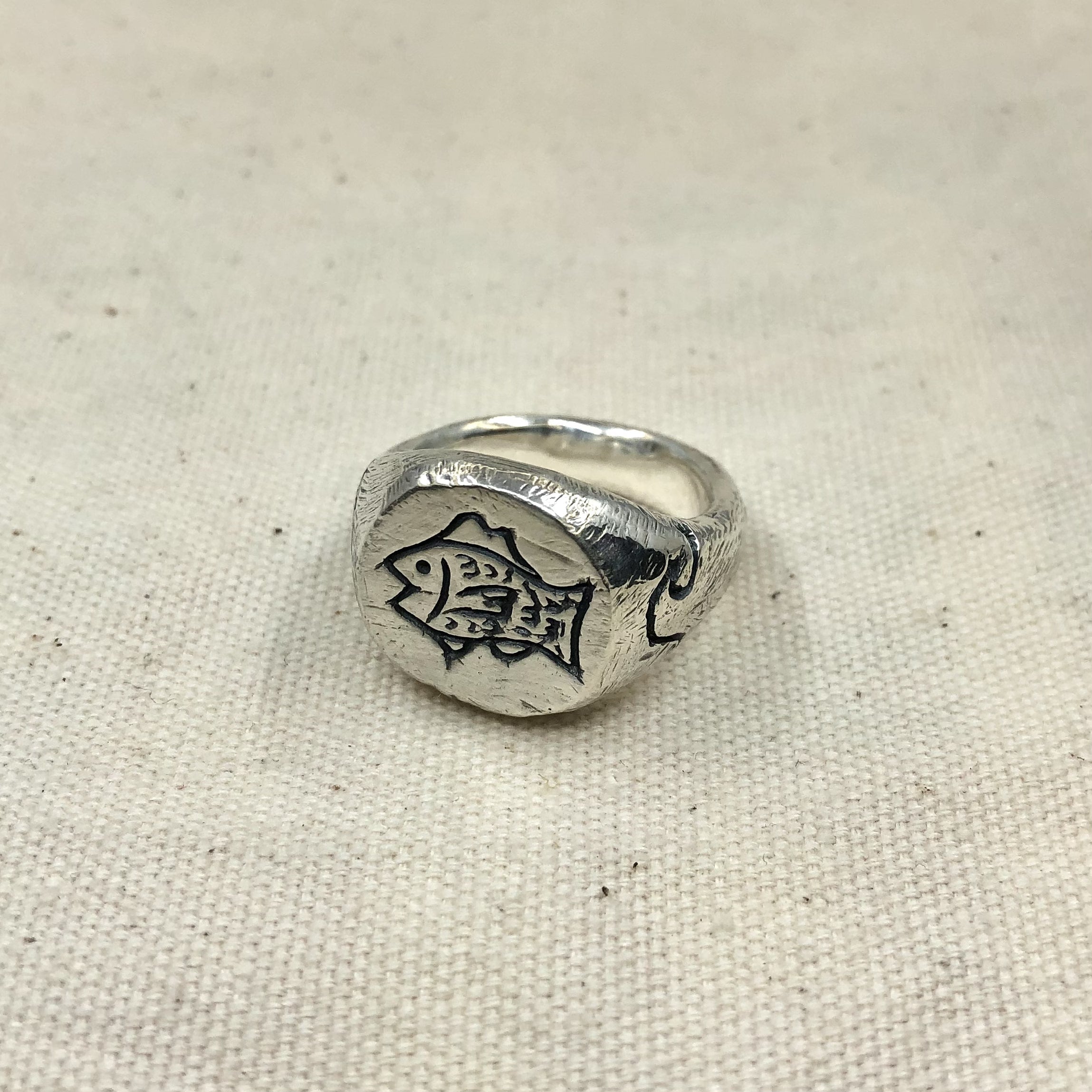 Fresh Fish Signet Ring