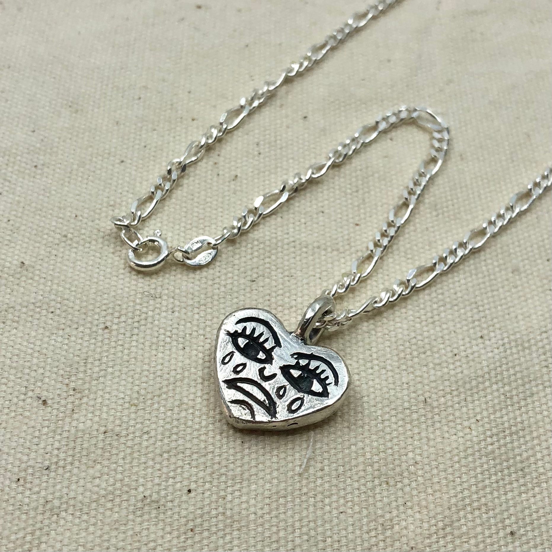Crying Heart Necklace