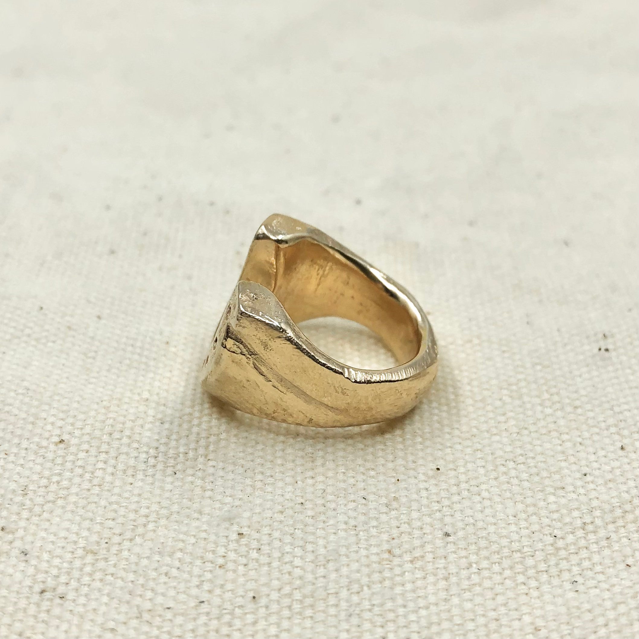 Gold Horseshoe Ring