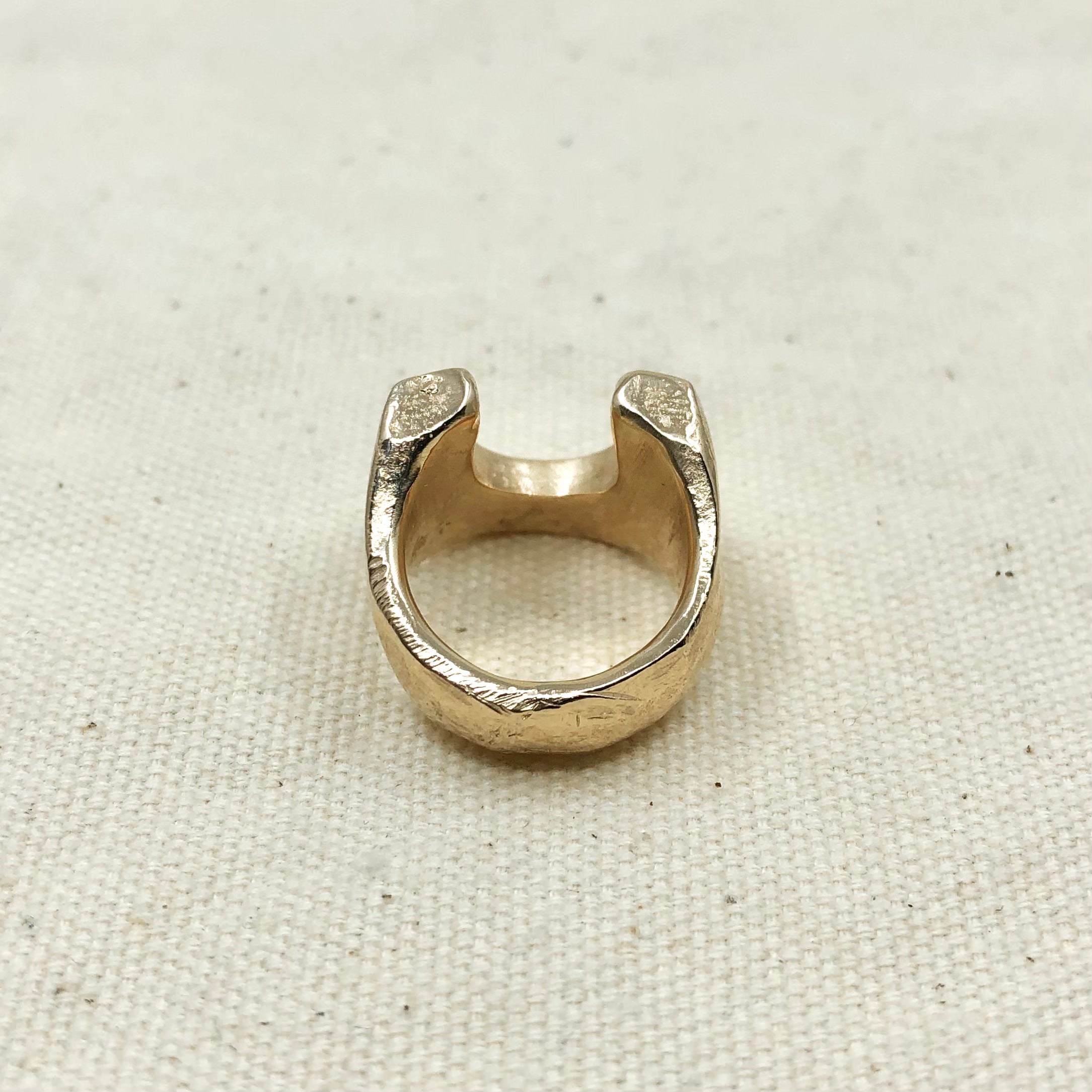 Gold Horseshoe Ring