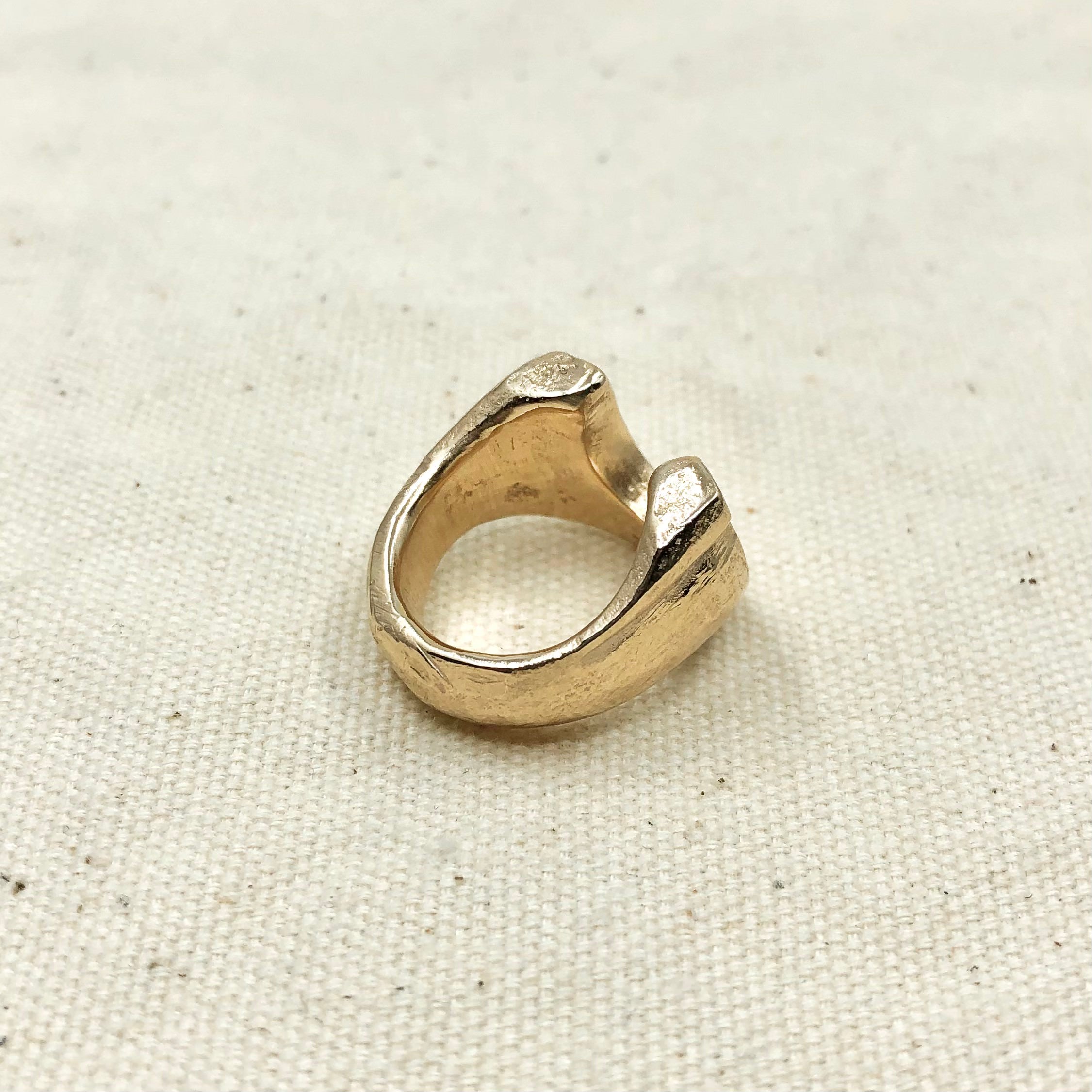 Gold Horseshoe Ring