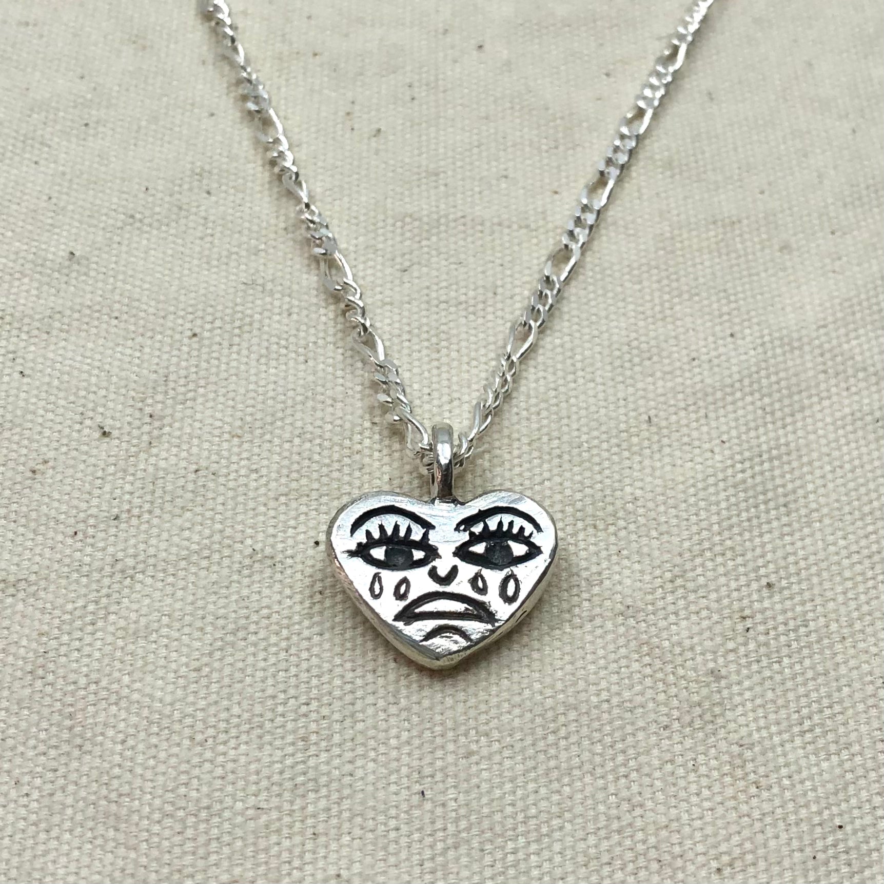 Crying Heart Necklace