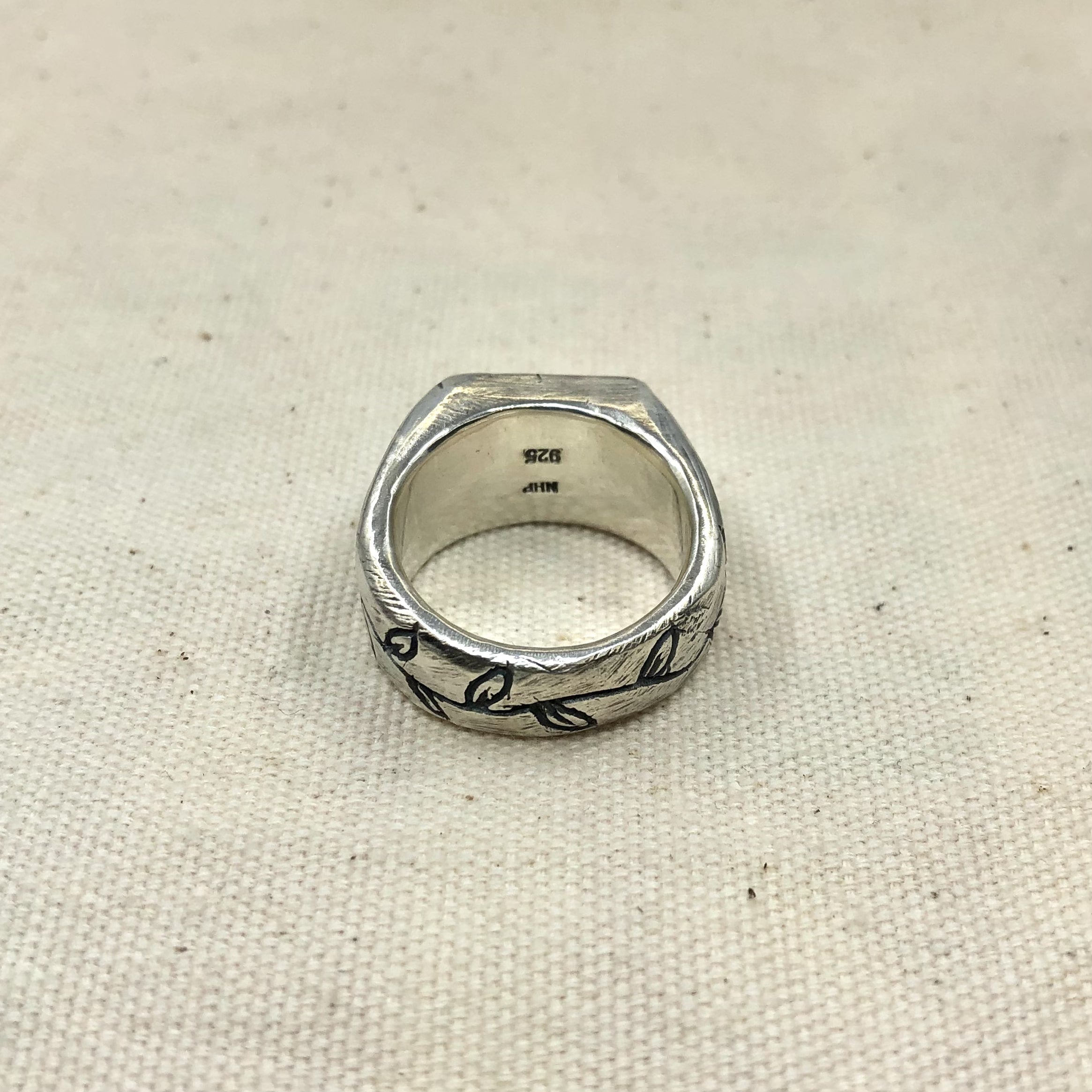 Laurel Signet Ring