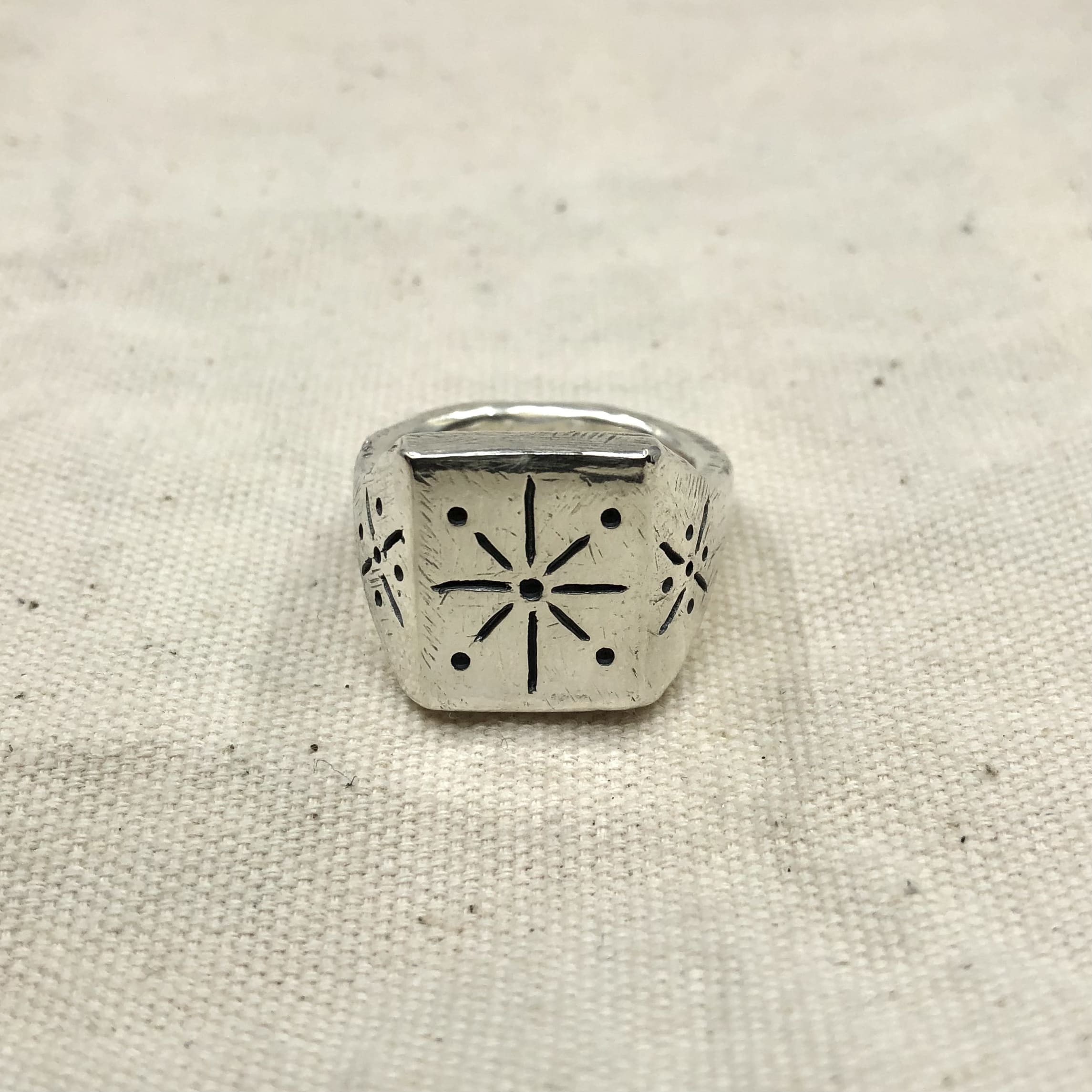 Shining Stars Signet Ring