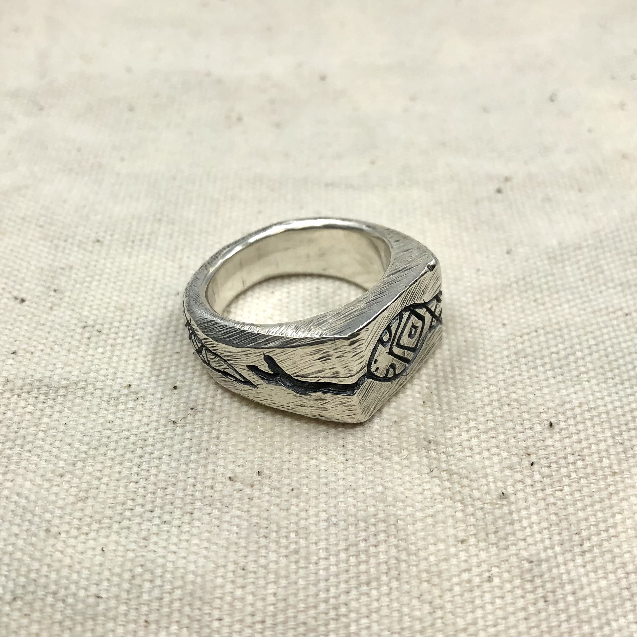 Slither Signet Ring