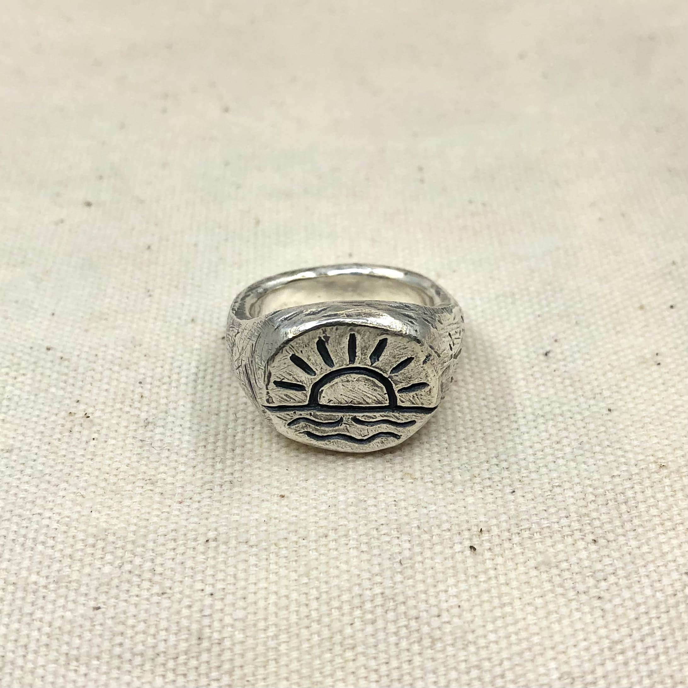 Sunset Signet Ring